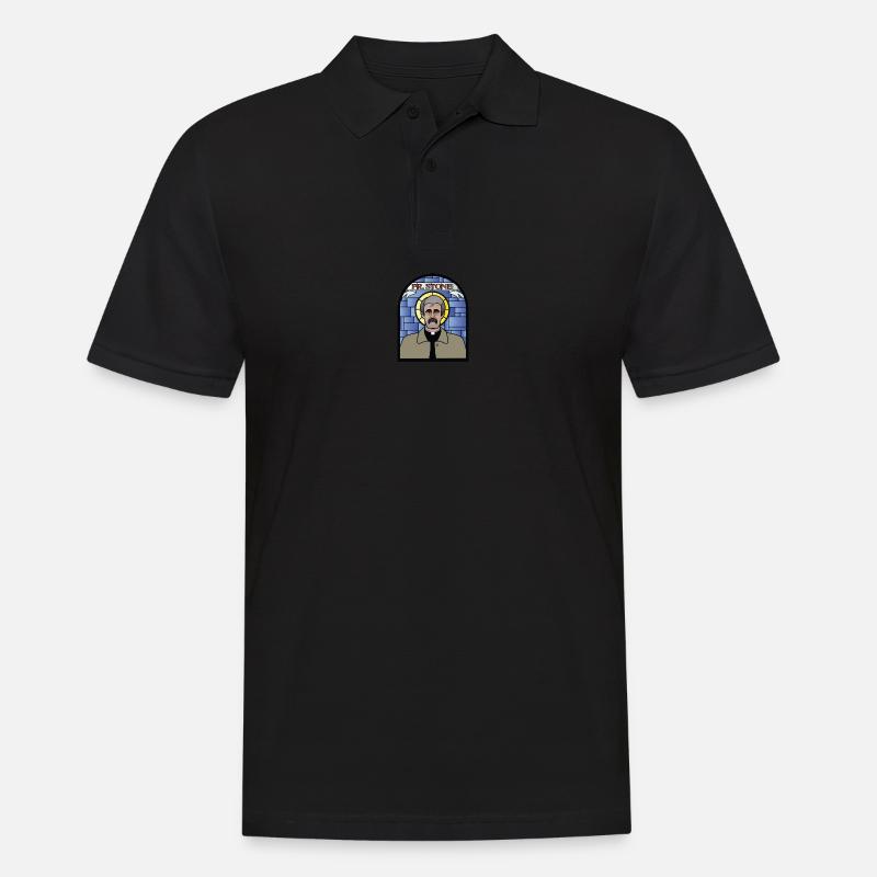 Pater Ted - Männer Poloshirt - Schwarz