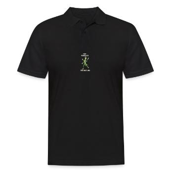 Just Freaking Love Stick Insects Stabheuschrecke - Männer Poloshirt - Schwarz - Vorne - Kai (181cm)