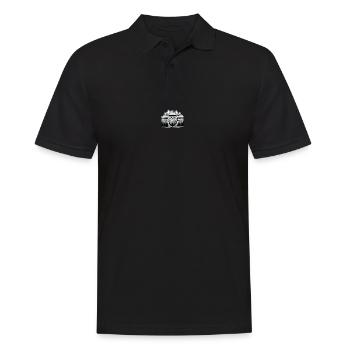 Photographe appareil photo photo-photographe cadeau - Polo Homme - noir - Devant - Kai (181cm)