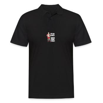 I'm So Good Santa Came Twice Gay Christmas - Polo Homme - noir - Devant - Kai (181cm)