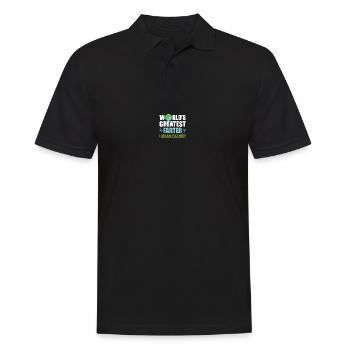Worlds Greatest Farter I Meant Father Vater Gift - Männer Poloshirt - Schwarz - Vorne - Kai (181cm)