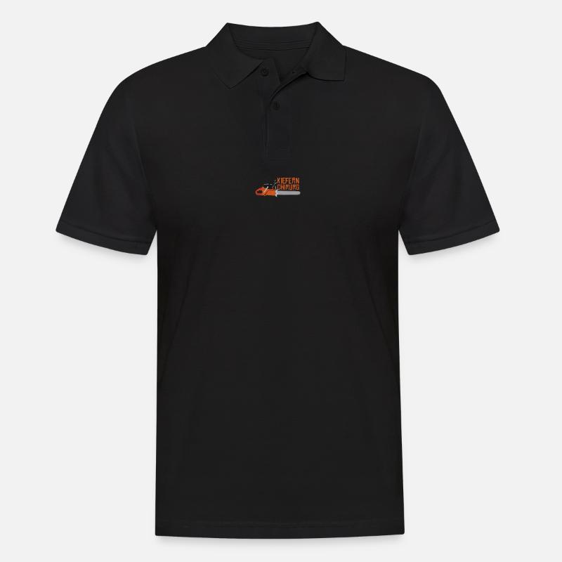 Kiefernchirurg - Männer Poloshirt - Schwarz