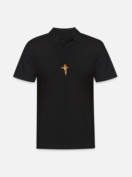 Lion Of Judah Israelit oder Jude Gift - Männer Poloshirt - Schwarz