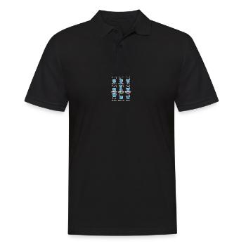 Optimist-Pessimist-Realist Künstler oder Psycholog - Männer Poloshirt - Schwarz - Vorne - Kai (181cm)