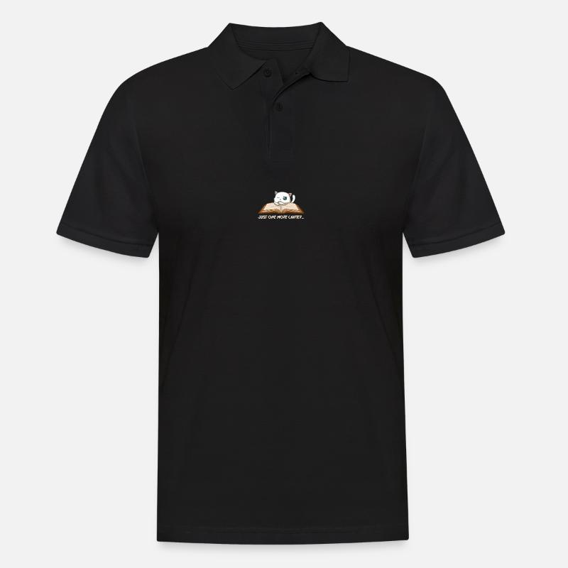 Just one more chapter Nerd und Bookish Gift - Männer Poloshirt - Schwarz