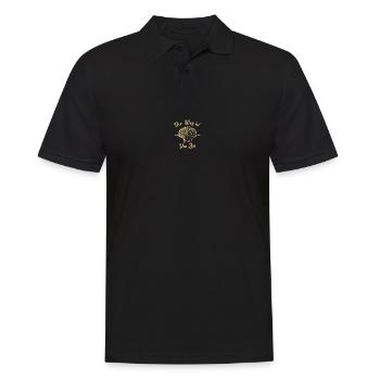 Pilgern Jakobsweg Jakobsmuschel Santiago Camino - Männer Poloshirt - Schwarz - Vorne - Kai (181cm)