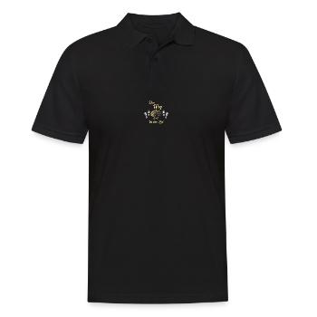 Pilgern Jakobsweg Jakobsmuschel Santiago Camino - Männer Poloshirt - Schwarz - Vorne - Kai (181cm)
