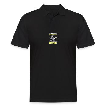 Lagerist Fachlagerist Logistiker Lagerarbeiter - Männer Poloshirt - Schwarz - Vorne - Kai (181cm)