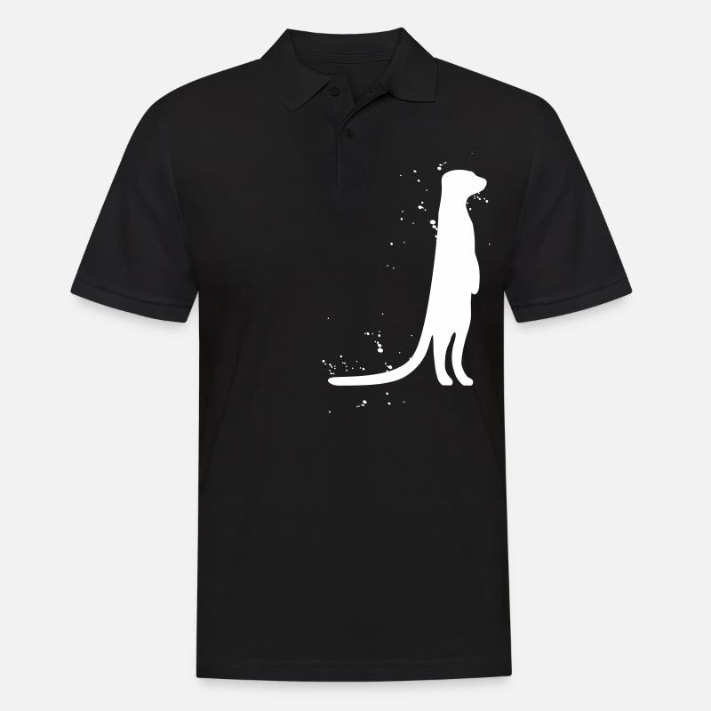 suricates - Polo Homme - noir