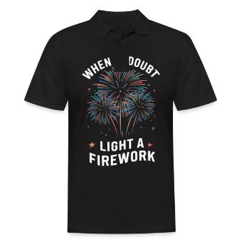 Pyrotechnie Feux d’artifice Pyrotechnie - Polo Homme - noir - Devant - Kai (181cm)