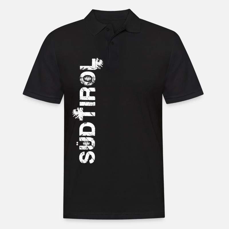 Südtirol - Männer Poloshirt - Schwarz