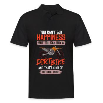 Dirt Bike Motocross Électrique Riding MX Rider - Polo Homme - noir - Devant - Kai (181cm)