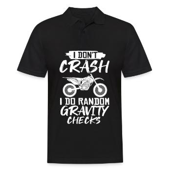 Dirt Bike Motocross Électrique Riding MX Rider - Polo Homme - noir - Devant - Kai (181cm)