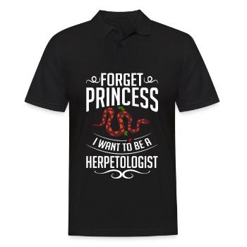 Herpetology Reptiles Herpetologist Lizards - Men's Polo Shirt - black - Front - Kai (181cm)