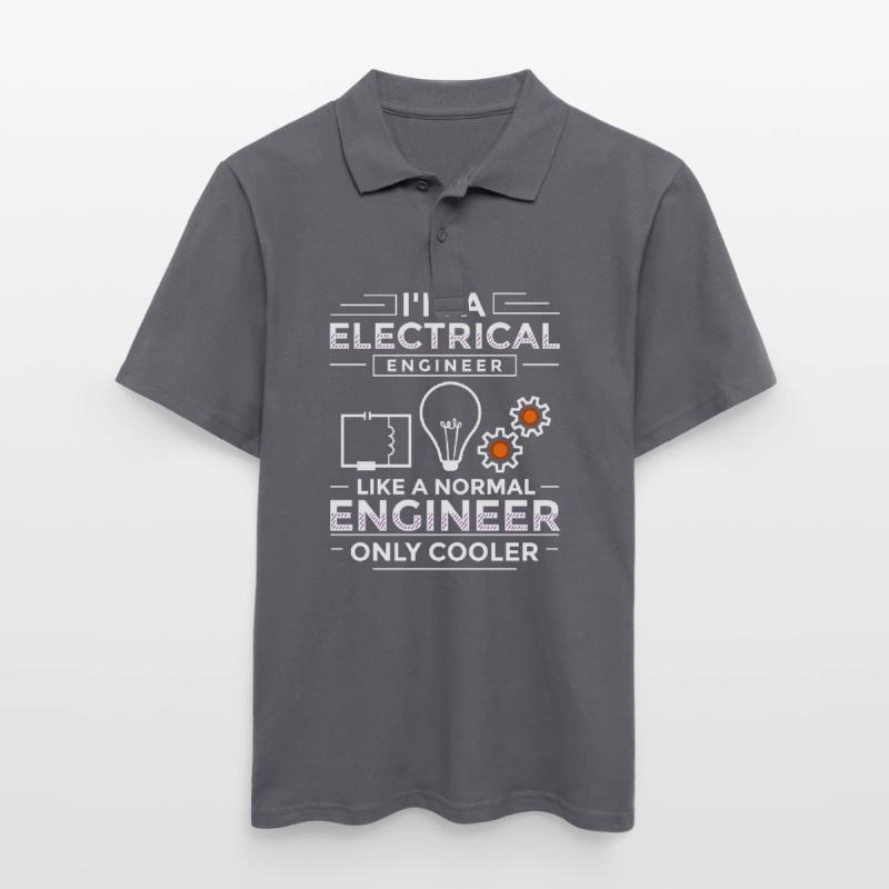 Electrical Engineering Engineer Research Development Men's Polo Shirt