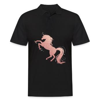 Paillettes de cheval - Polo Homme - noir - Devant - Kai (181cm)
