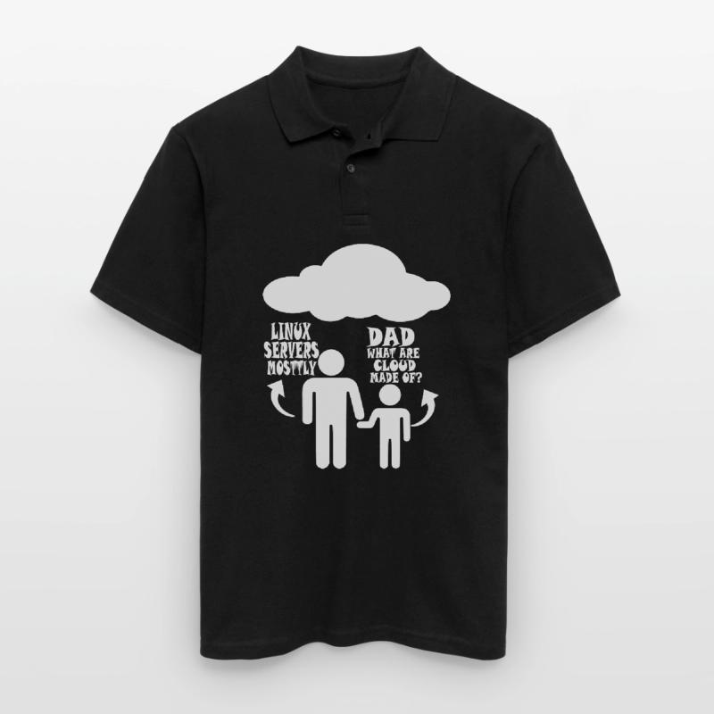 Linux server mostly Men's Polo Shirt