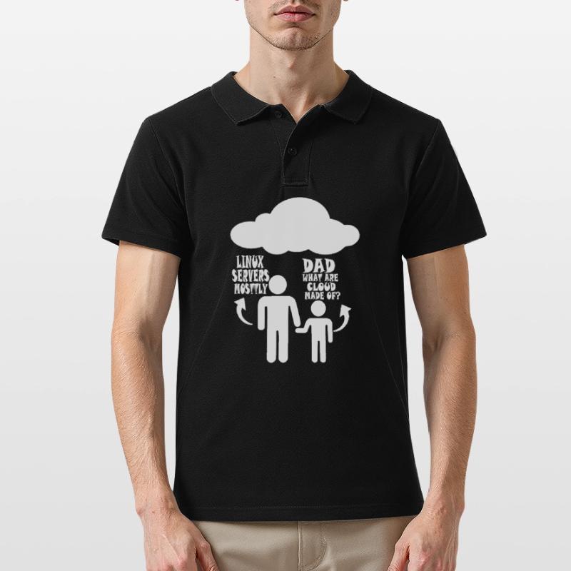 Linux server mostly Men's Polo Shirt