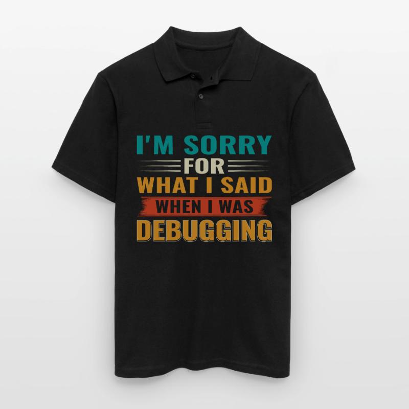 Debugging Nerd Computer Programmeur IT Polo Homme