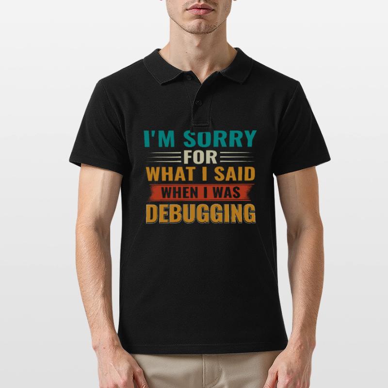 Debugging Nerd Computer Programmeur IT Polo Homme