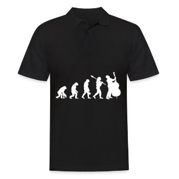 Double bass string instrument orchestra concert - Men's Polo Shirt - black - Front - Kai (181cm)