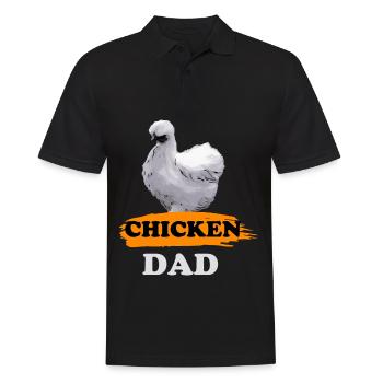 Poulet poulet poule - Polo Homme - noir - Devant - Kai (181cm)