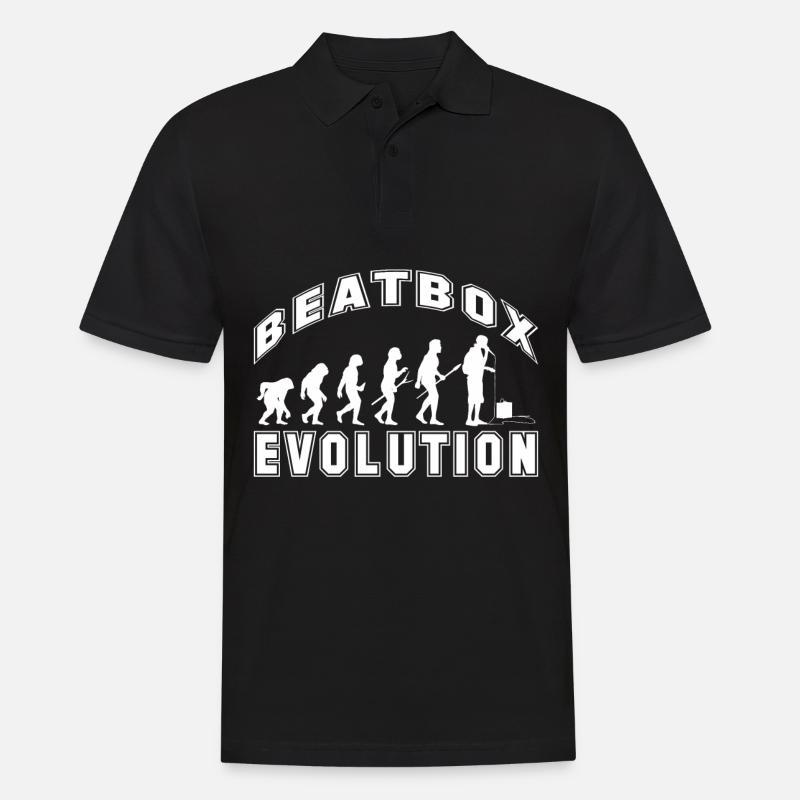 Beatbox Evolution Beat Beatboxer - Polo Homme - noir