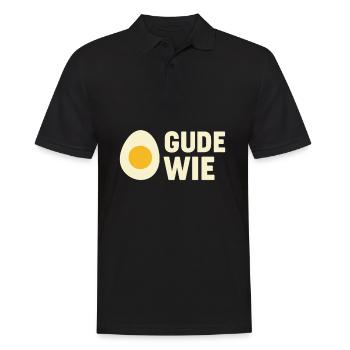 Ei Gude Wie - Rheinhessisch - Männer Poloshirt - Schwarz - Vorne - Kai (181cm)