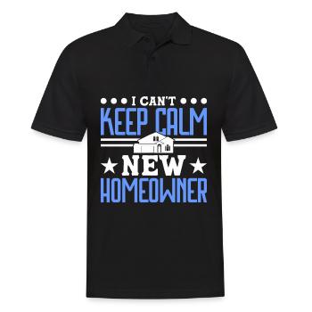 Queen bought homeowner homeowner - Men's Polo Shirt - black - Front - Kai (181cm)