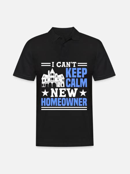 Queen bought homeowner homeowner - Men's Polo Shirt - black
