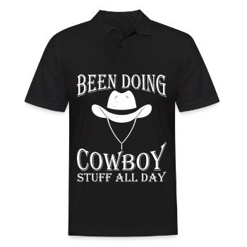 Des trucs de cow-boy fabriqués par Farm Rancher - Polo Homme - noir - Devant - Kai (181cm)