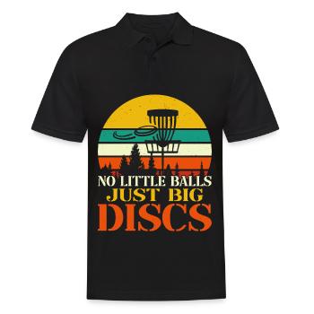 Disc Golf Frisbee Golf pour hommes et femmes - Polo Homme - noir - Devant - Kai (181cm)