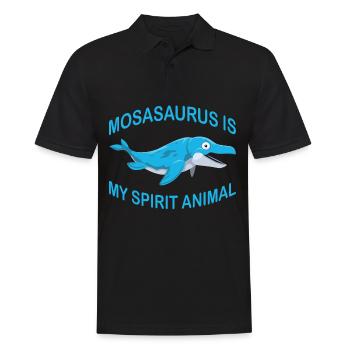 Biologiste marin Mosasaurus Time Dinosaur - Polo Homme - noir - Devant - Kai (181cm)