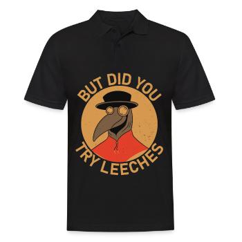 Peste Docteur Moyen Âge Docteur Docteur Docteur Docteur - Polo Homme - noir - Devant - Kai (181cm)