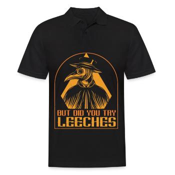 Peste Docteur Moyen Âge Docteur Docteur Docteur Docteur - Polo Homme - noir - Devant - Kai (181cm)