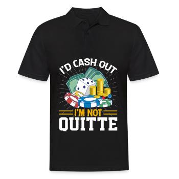 Kartenspiel Kartenspieler Pokern - Männer Poloshirt - Schwarz - Vorne - Kai (181cm)