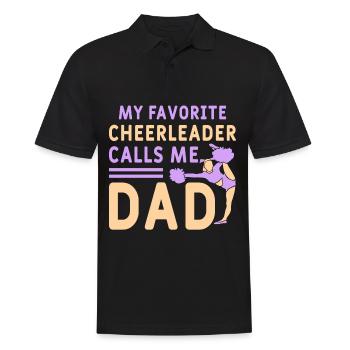 Cheerleader Cheerleading Gymnastique Danseuse - Polo Homme - noir - Devant - Kai (181cm)