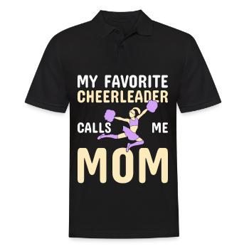Pom-pom girl Cheerleading Gymnastique Danseuse - Polo Homme - noir - Devant - Kai (181cm)