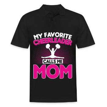 Pom-pom girl Cheerleading Gymnastique Danseuse - Polo Homme - noir - Devant - Kai (181cm)