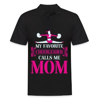 Pom-pom girl Cheerleading Gymnastique Danseuse - Polo Homme - noir - Devant - Kai (181cm)