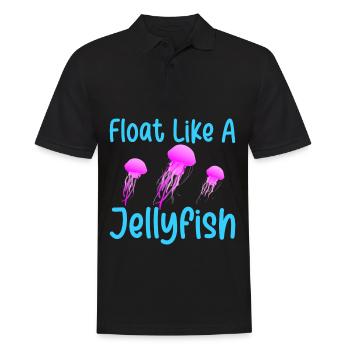 Méduses Méduses Ocean Sea Life Motif - Polo Homme - noir - Devant - Kai (181cm)