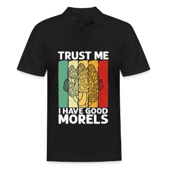 Morel Mushroom Hunting Nicht Alle Wanderer - Männer Poloshirt - Schwarz - Vorne - Kai (181cm)
