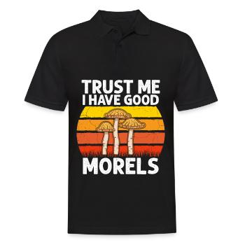 Morel Mushroom Hunting Nicht Alle Wanderer - Männer Poloshirt - Schwarz - Vorne - Kai (181cm)