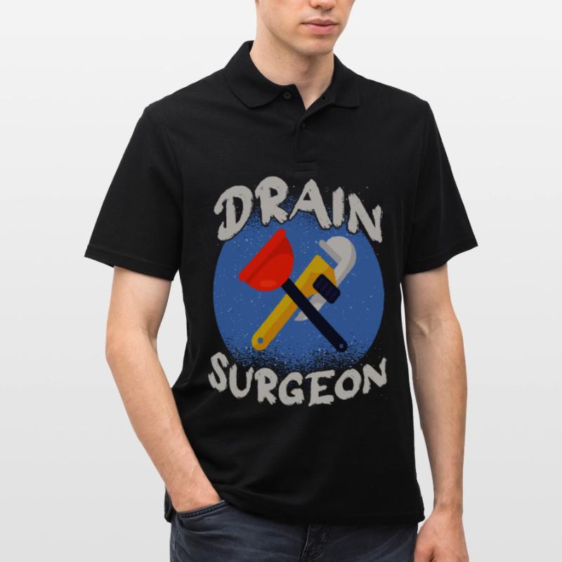 Pipe fitters, plumbers, shell layers, construction workers Men's Polo Shirt