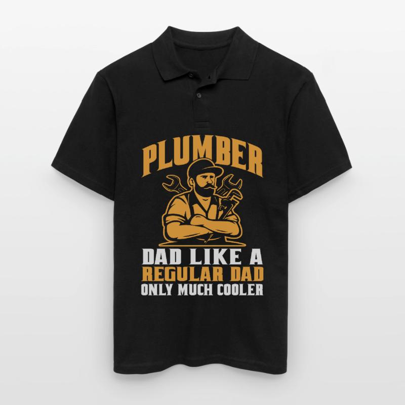 Pipe fitters, plumbers, shell layers, construction workers Men's Polo Shirt