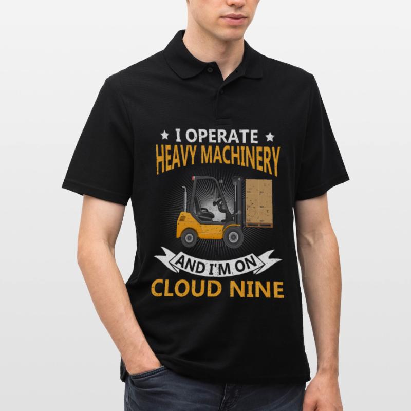Gabelstaplerfahrer Gabelstapler Staplerfahrer Männer Poloshirt