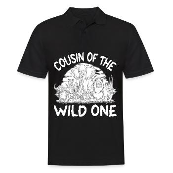 Safari Faune Afrique Le Big 5 Zoologie - Polo Homme - noir - Devant - Kai (181cm)