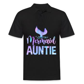 Tante Sirène Drôle Tante Femmes - Polo Homme - noir - Devant - Kai (181cm)