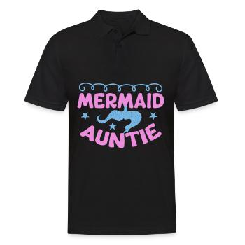 Tante Sirène Drôle Tante Femmes - Polo Homme - noir - Devant - Kai (181cm)