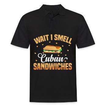 Cuban Sandwich Erdnussbutter Für Männer Und Frauen - Männer Poloshirt - Schwarz - Vorne - Kai (181cm)